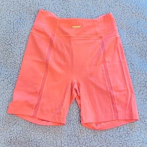 Gymshark x Whitney Simmons biker shorts in Peony Pink